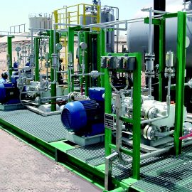 Reciprocating STP2 triplex pumps oil gas industry